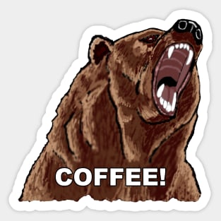 Grumpy bear Sticker